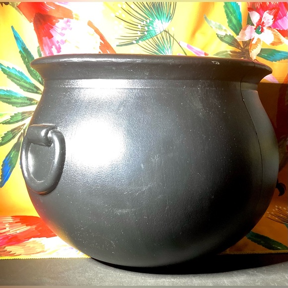 Vintage 1987 Halloween Caldron Blow Mold Candy Pail GIANT SIZE Large Blow Mold - Picture 9 of 15